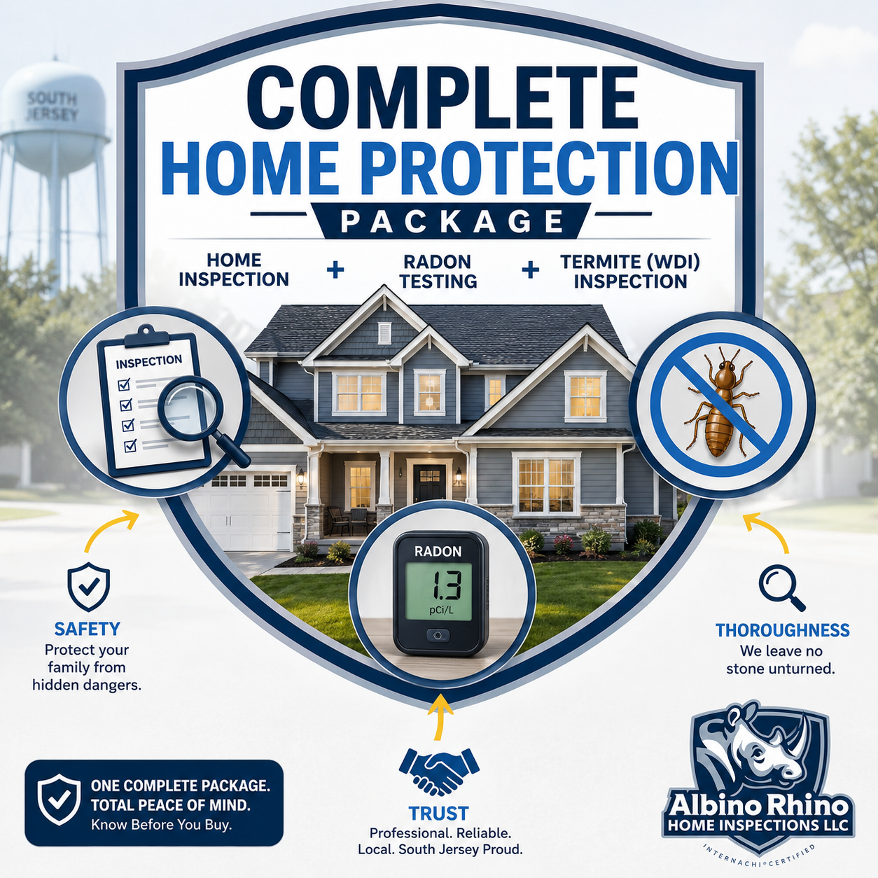 Complete Inspection Package (Home Inspection + Radon + WDI)